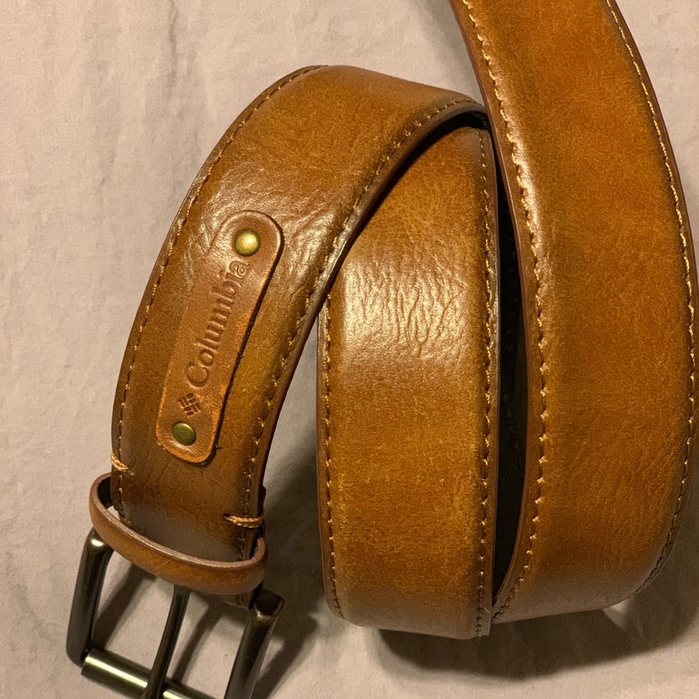 Colombia Men’s Leather Belt - Size 34 Really Nice!